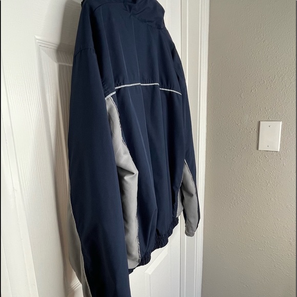 Sports Roundtree & York Mens Reflective Windbreaker Performance Athletic Jacket - Picture 2 of 12